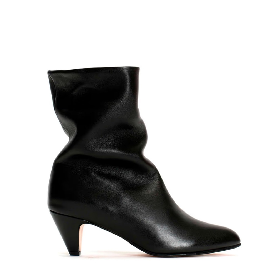 Sleek Black Heeled Boots